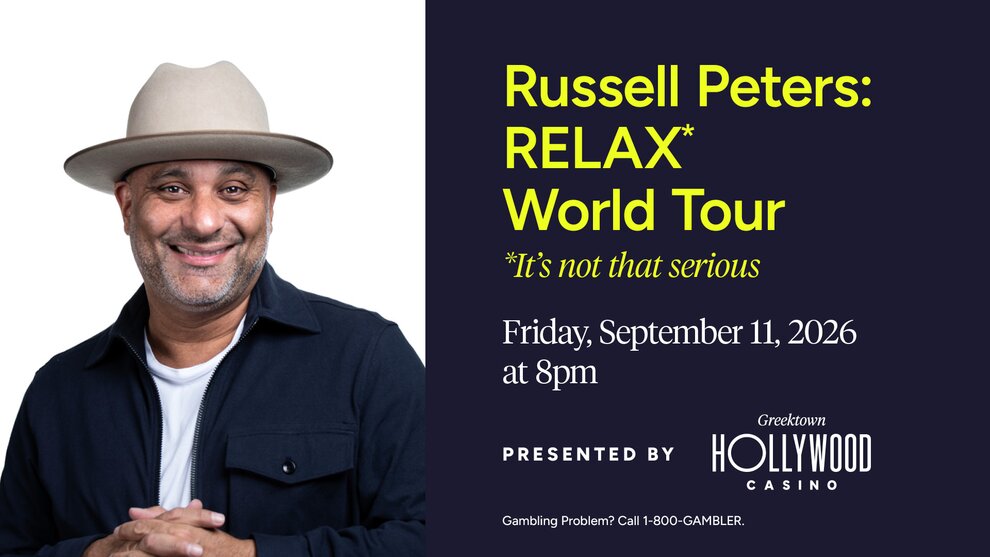 Russell Peters Relax World Tour LIVE at Music Hall Center