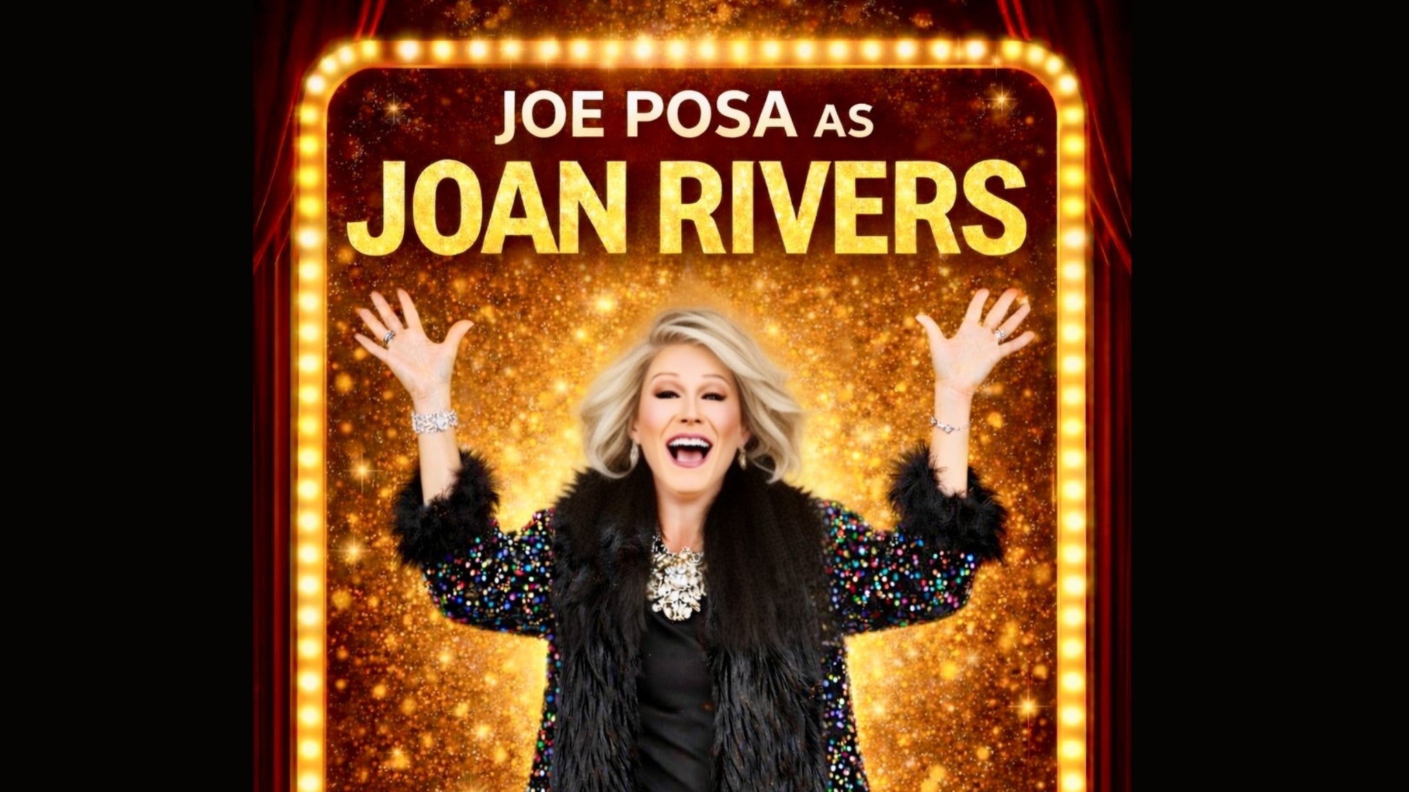 Joe Posa as Joan Rivers LIVE at The Studio at Mizner Park