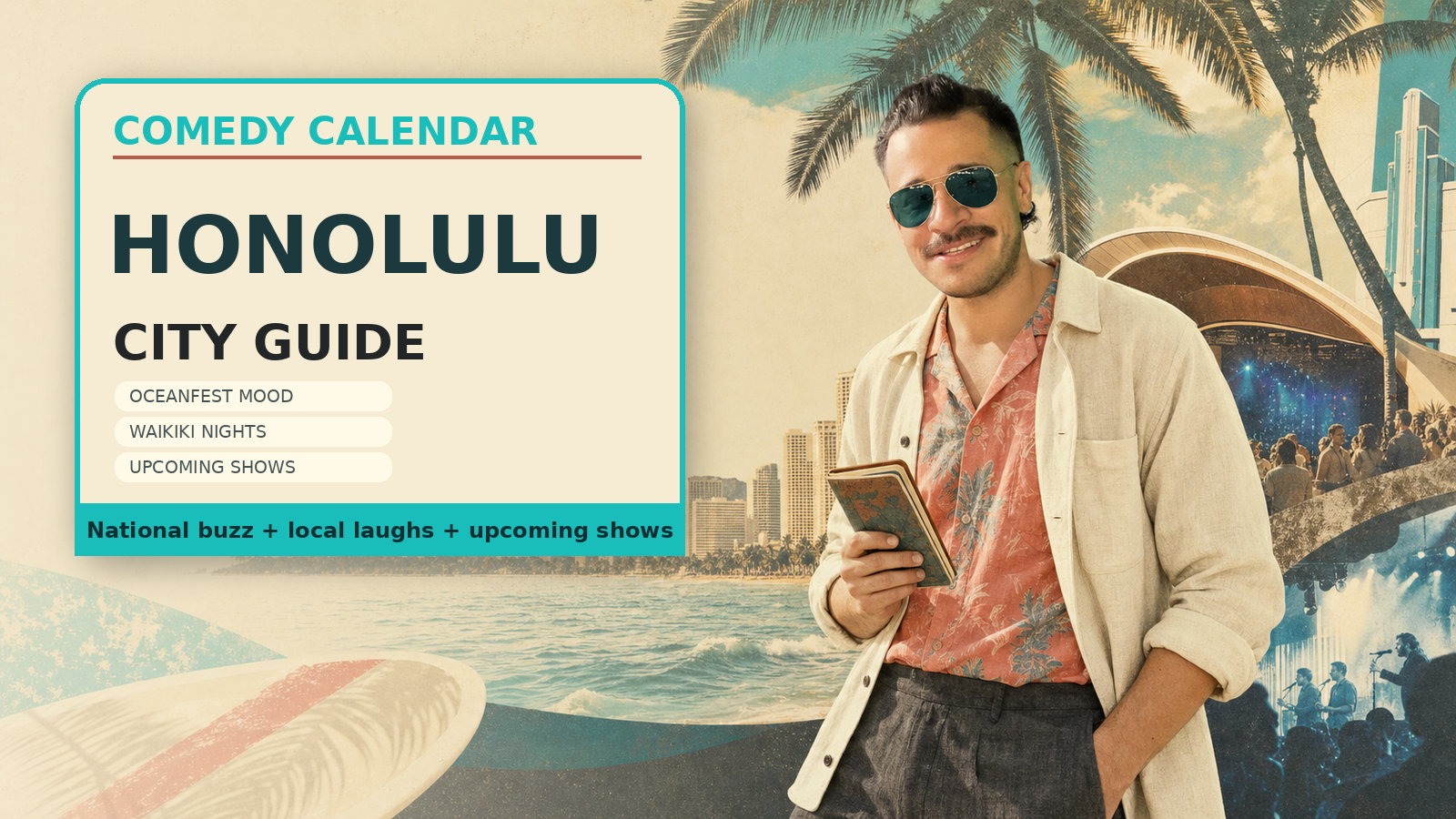 Honolulu Comedy Shows for Waikiki Nights